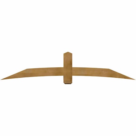 Ekena Millwork Bellingham Rough Sawn Timber Gable Bracket, Western Red Cedar, 96"W x 20"H x 6"D x 6"F, 5/12 Pitch GBW096X20X0606BEL00RWR